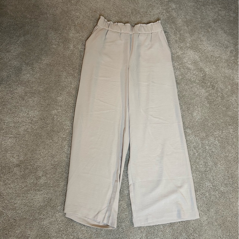 Hilary Radley flowy wide leg pants - beige